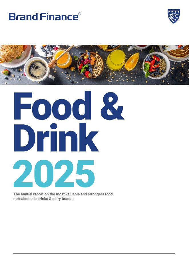 Brand Finance：2025年食品和饮品品牌100强报告（英文版）海报