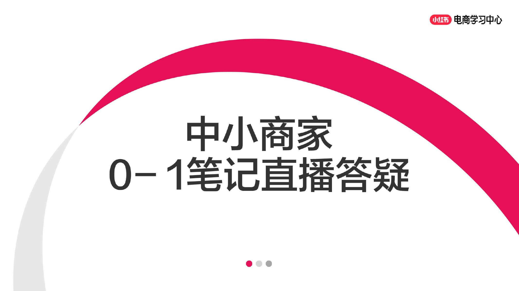 小红书：中小商家0-1笔记高频问题答疑海报