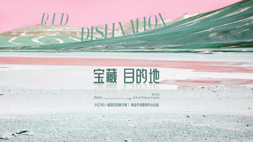 小红书S+级项目招商方案-宝藏目的地