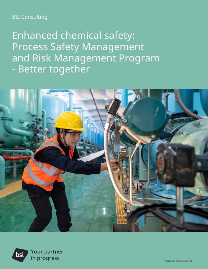 英国标准协会BSI：2025年增强化学安全：工艺安全管理和风险管理计划报告（英文版）海报