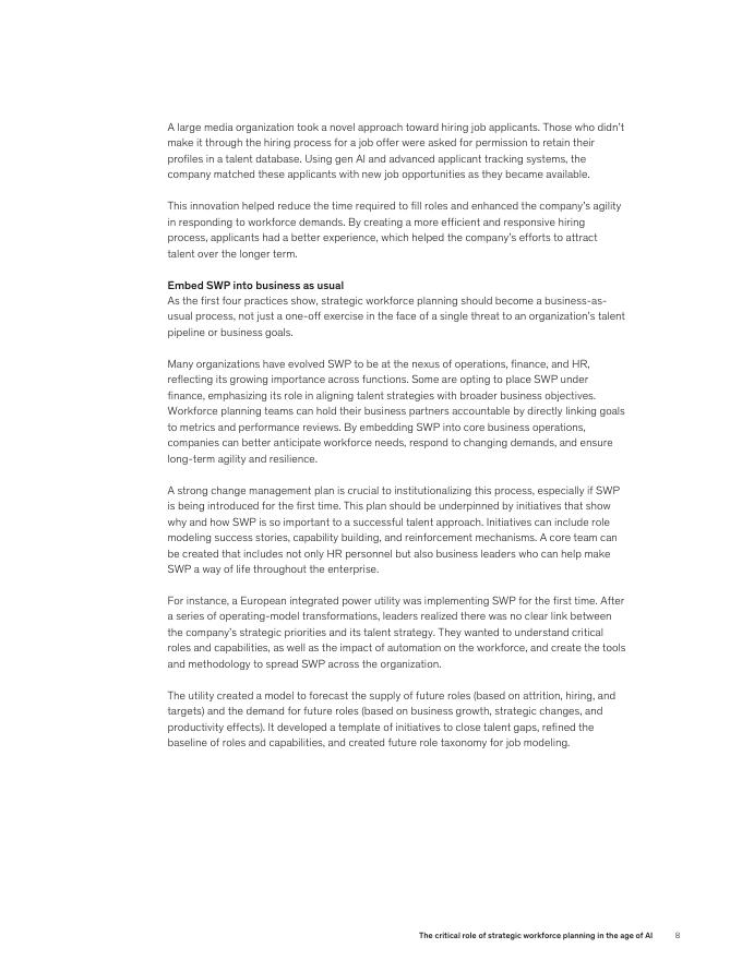 麦肯锡：2025年人工智能时代的战略劳动力规划关键作用报告（英文版）_第8页
