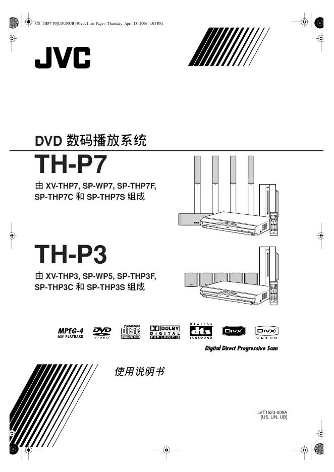 JVC TH-P7/P3 使用说明书