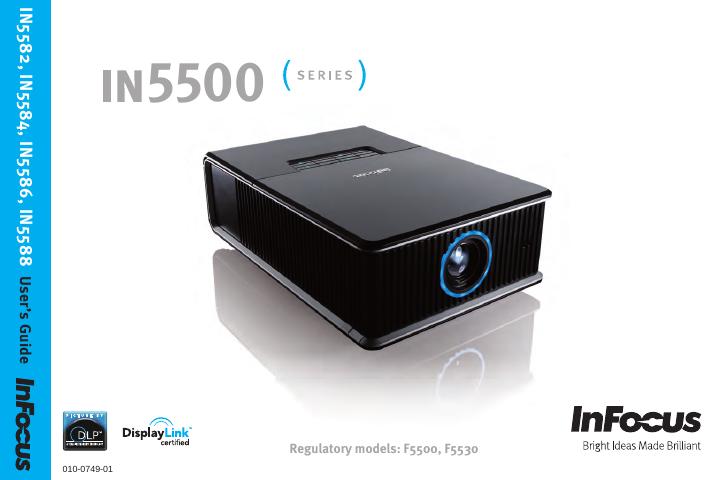 Infocus N5582, IN5584, IN5586, IN5588 说明书