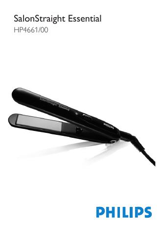 PHILIPS  SalonStraight Essential  HP4661/00  说明书