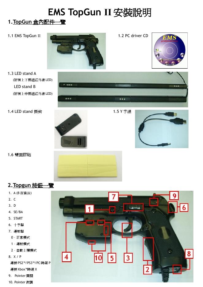 EMS TopGun II安装说明