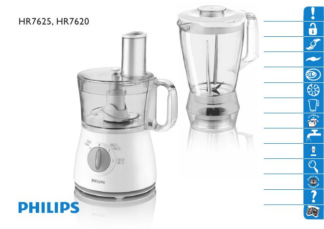 PHLIPS HR7625, HR7620 说明书