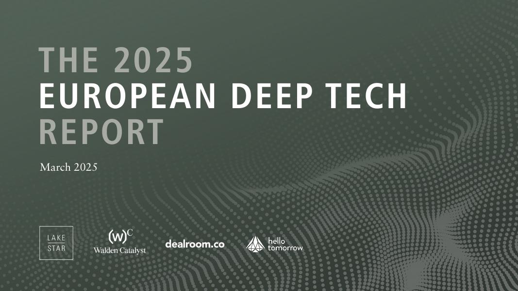 Dealroom：2025年欧洲深度科技报告（英文版）海报