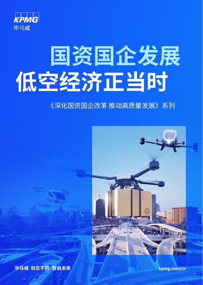 毕马威：2025年国资国企发展低空经济正当时报告海报