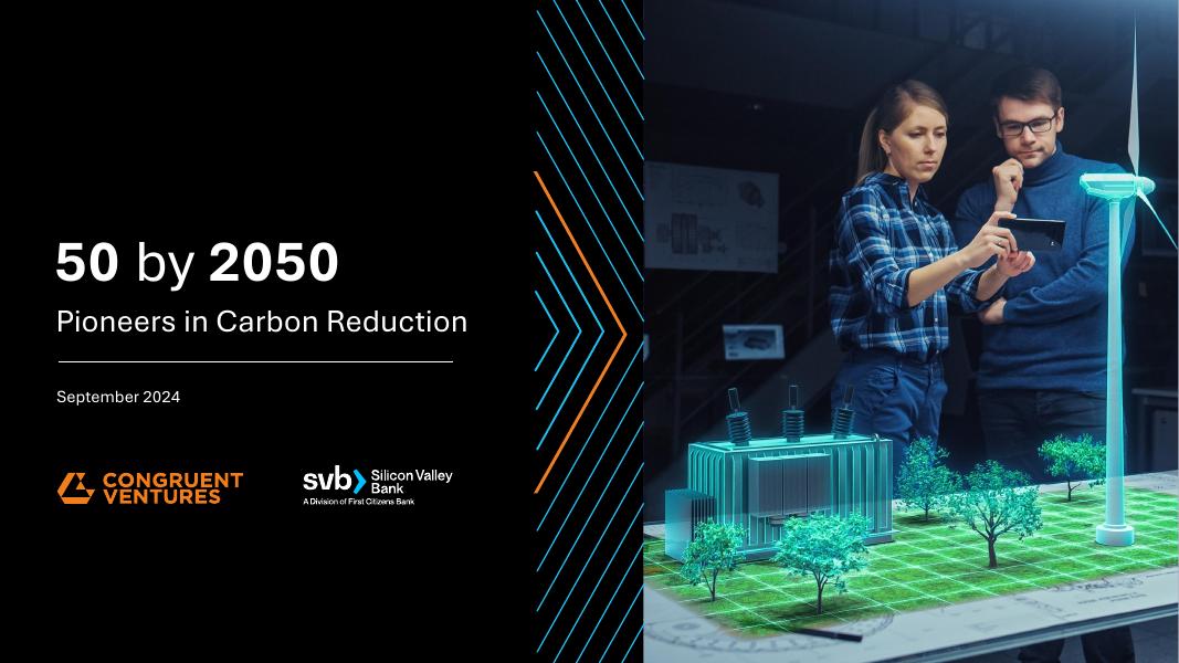 SVB硅谷银行：碳减排先锋-2050年前实现50%-2024年报告（英文版）海报