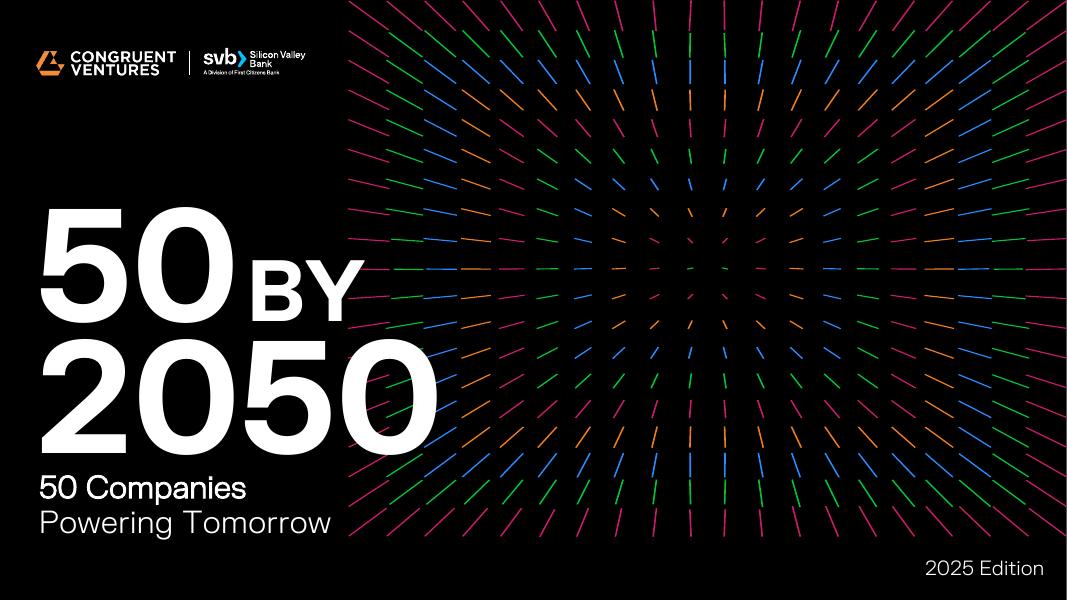 SVB硅谷银行：50到2050年50家公司推动未来报告（英文版）海报