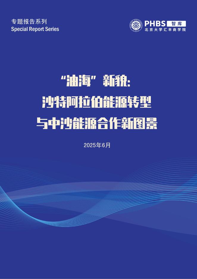 北大汇丰智库：2025年油海新貌：沙特阿拉伯<em>能源</em>转型与中沙<em>能源</em>合作新图景报告 海报