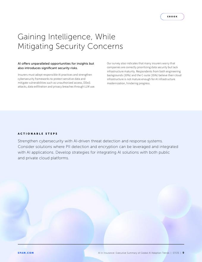 EPAM：2025年保险业中的人工智能：全球AI应用趋势执行摘要报告（英文版）_第9页