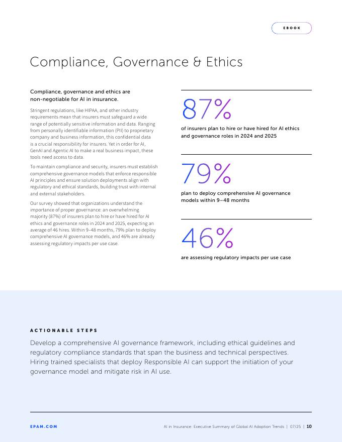 EPAM：2025年保险业中的人工智能：全球AI应用趋势执行摘要报告（英文版）_第10页