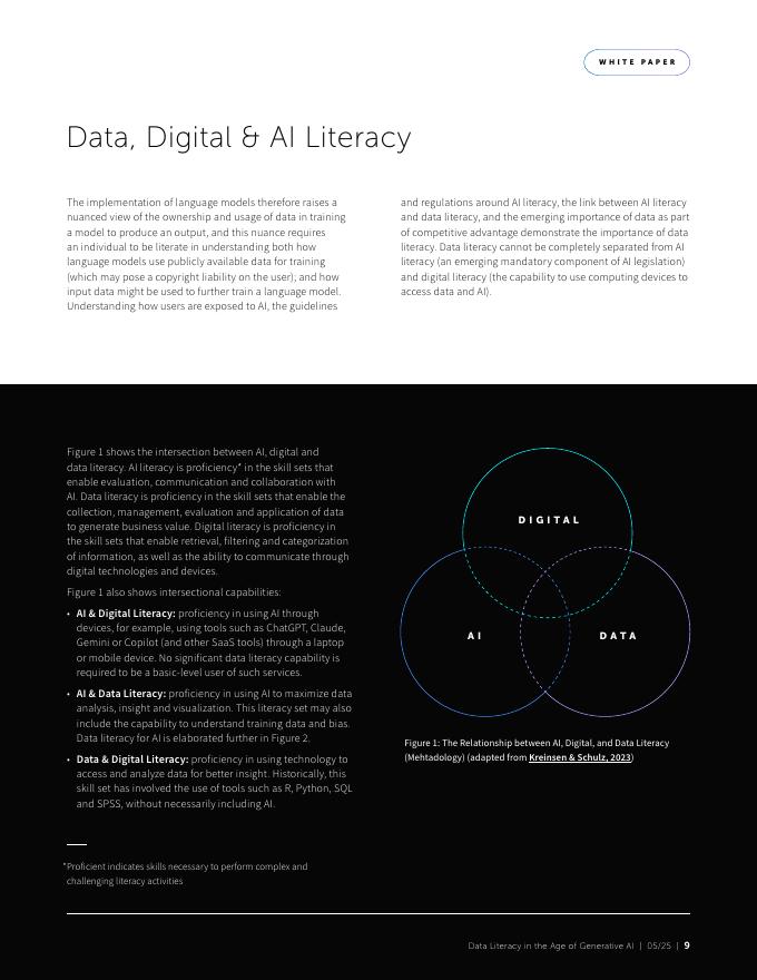 EPAM：2024年生成式人工智能（AI）时代的数据素养白皮书（英文版）_第9页