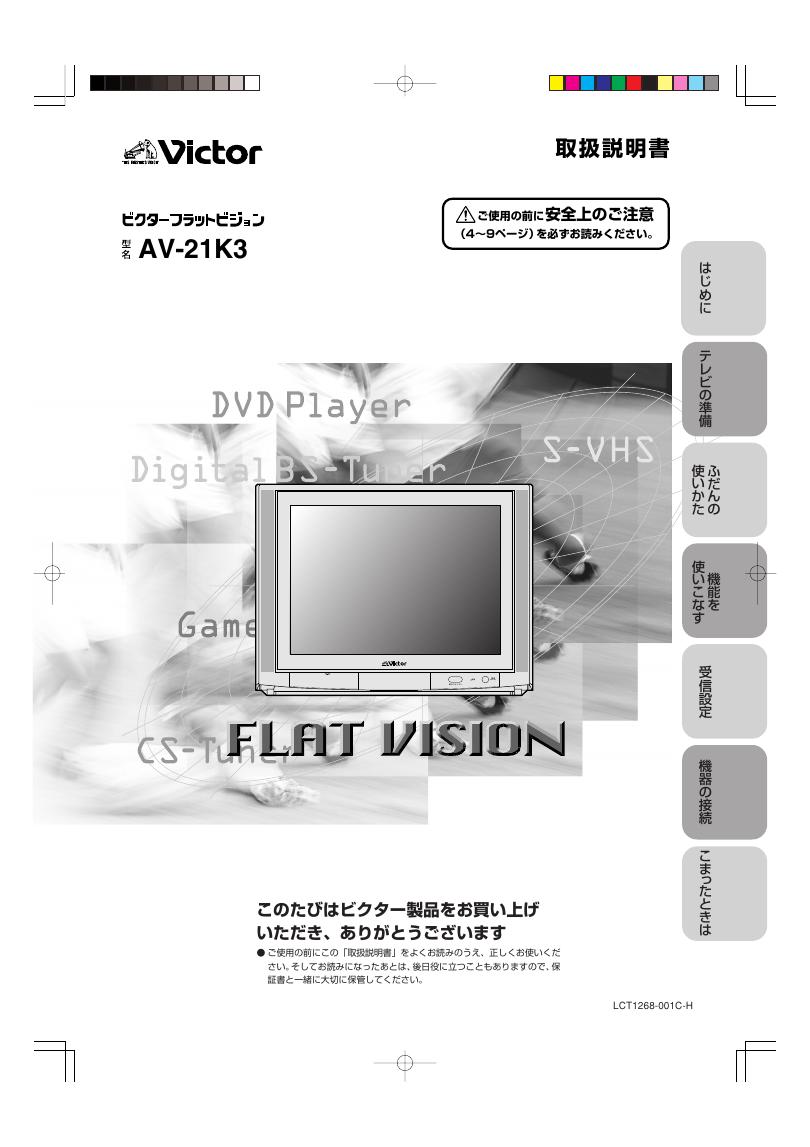 Victor AV-21K3 使用说明书