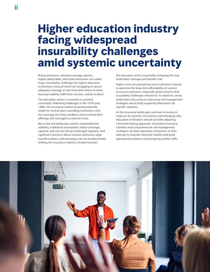 Marsh达信：：2025年高等教育：驾驭新常态研究报告（英文版）_第2页