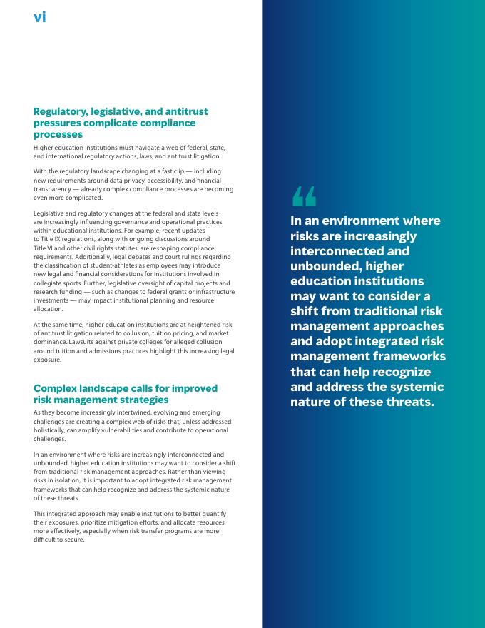 Marsh达信：：2025年高等教育：驾驭新常态研究报告（英文版）_第6页