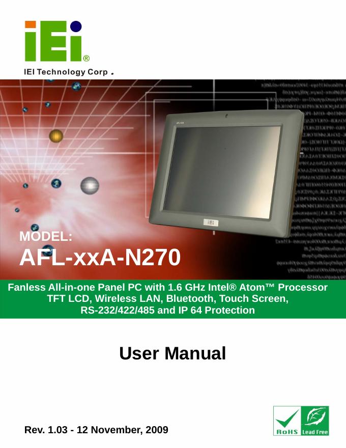 iEi AFL-XXA-N270 说明书