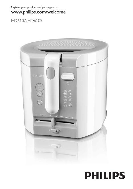 PHILIPS HD6107, HD6105 说明书