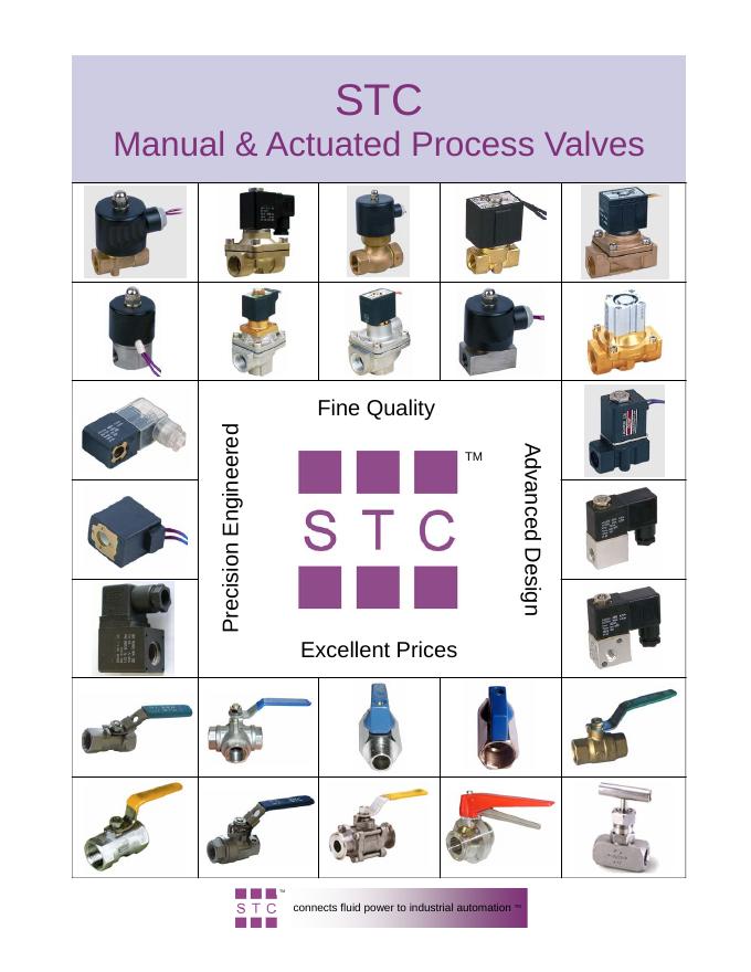STC Manual & Actuated Process Valves Fine Quality Excellent Prices  说明书