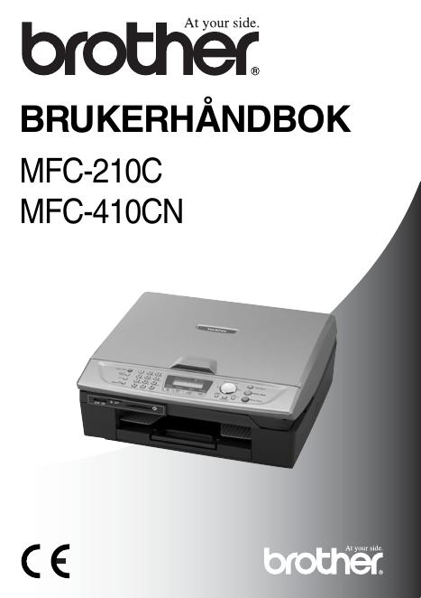 brother MFC-210C MFC-410CN BRUKERHÅNDBOK 说明书