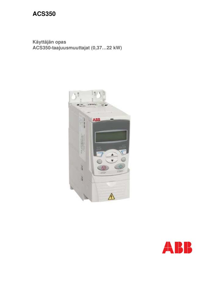 ABB ACS3500-taajuusmuuttaja 说明书