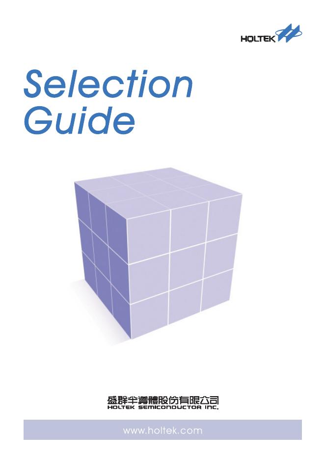HOLTEK Selection Guide 说明书
