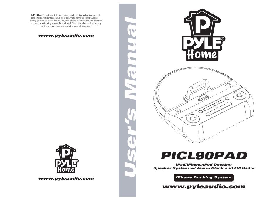 pyleaudio PICL90PAD 说明书