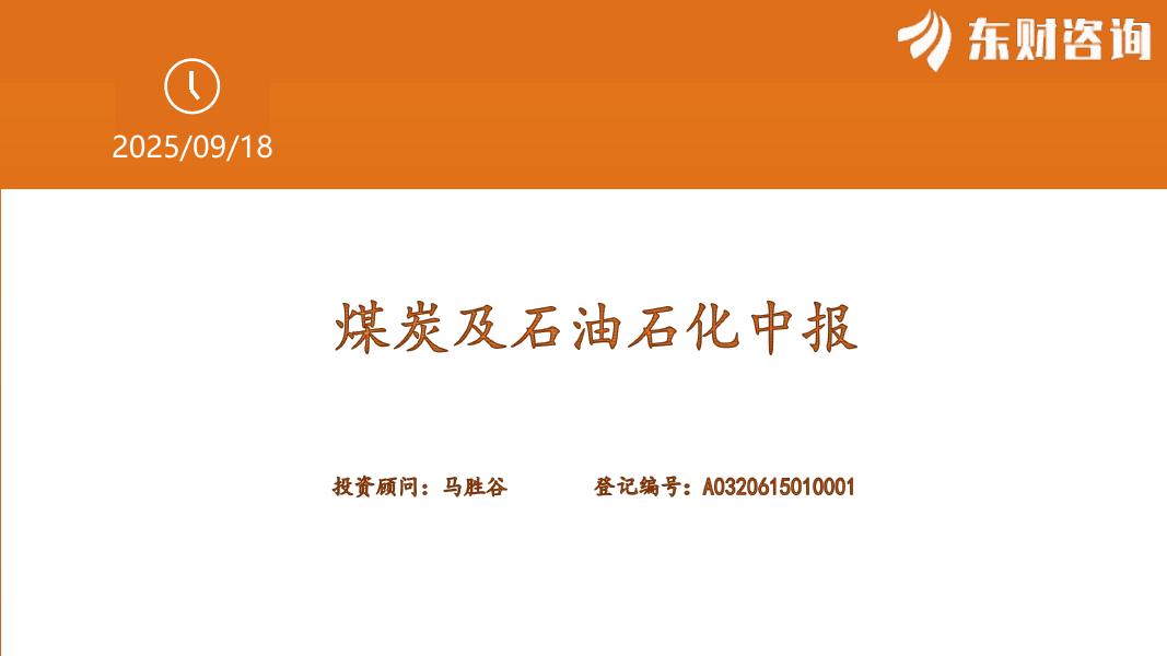 上海东方财富证券投资咨询：煤炭及石油石化中报海报