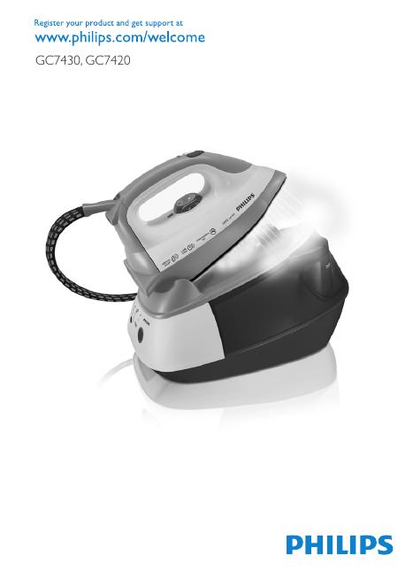 飞利浦 GC7430/GC4720 蒸汽熨斗 使用说明书