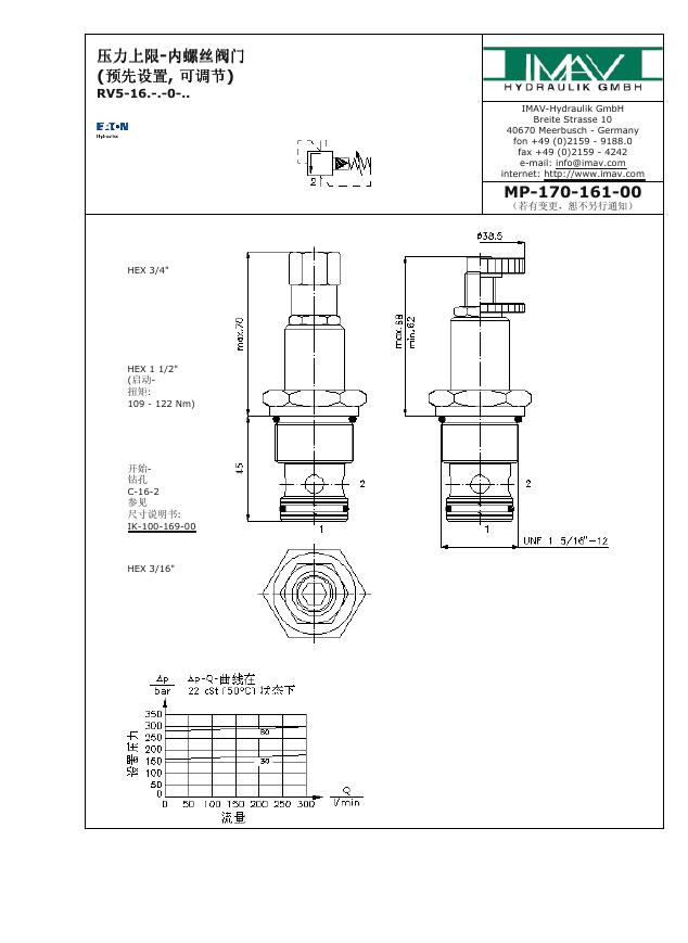 IMAV RV5-16.-.-0-.. 说明书