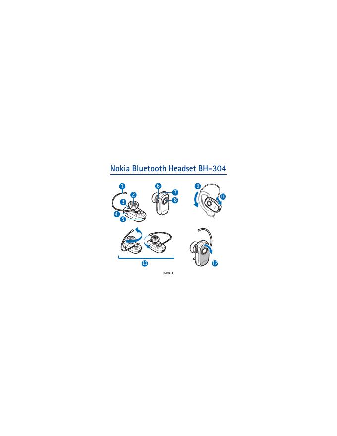Nokia Bluetooth Headset BH-304 说明书(1)(1)