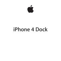 iPhone 4 Dock 说明书