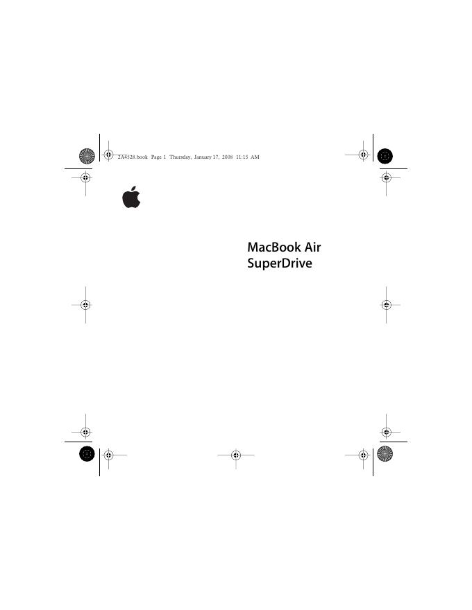 苹果 MacBook Air SuperDrive 说明书