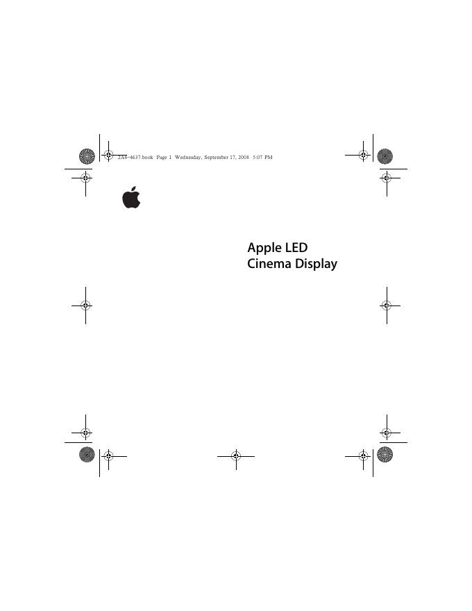 Apple LED Cinema Display 说明书(1)