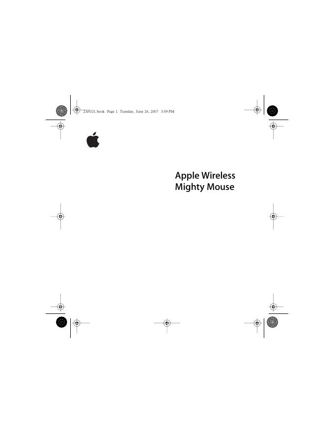 Apple Wireless Mighty Mouse 说明书