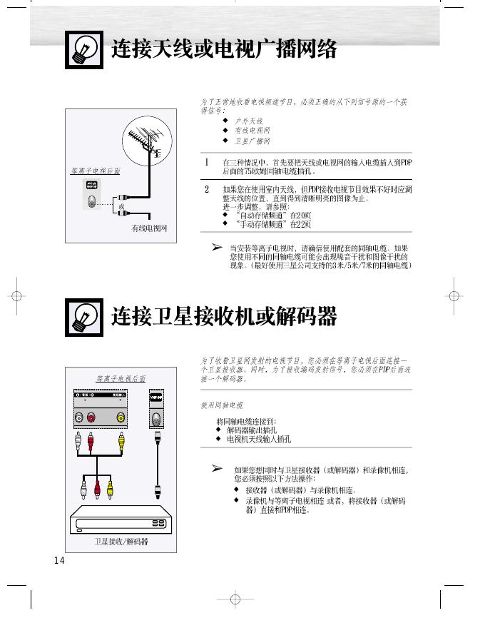 三星 电视机 使用说明书