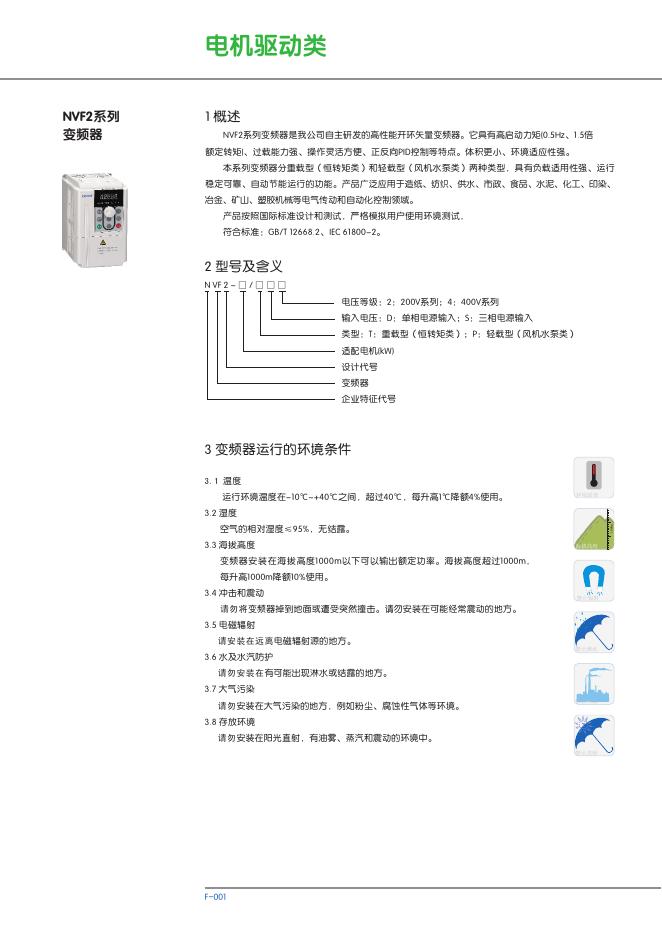 NVF2系列 变频器 说明书