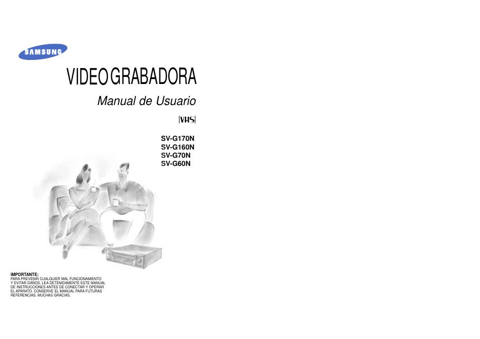 三星 SV-G170N/SV-G160N/SV-G70N/SV-G60N 录像放影机 用户说明书