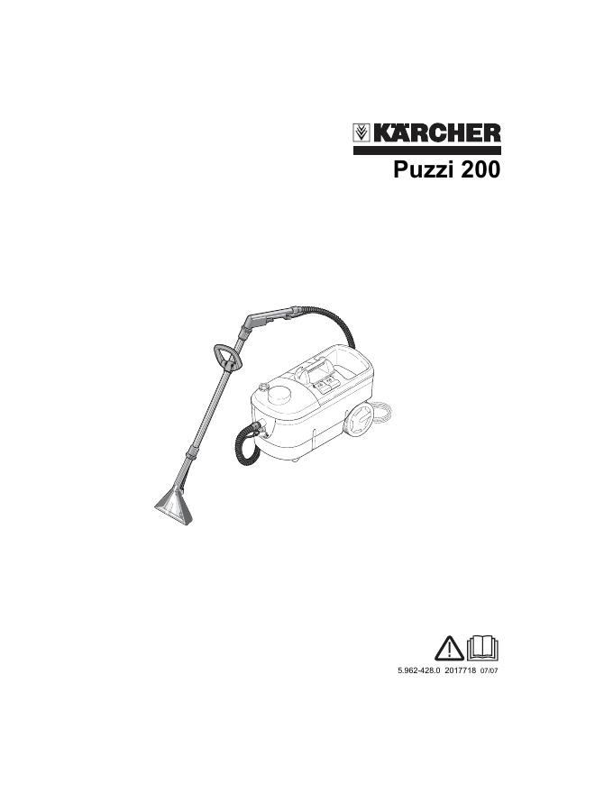 KARCHER Puzzi 200 吸尘器 说明书