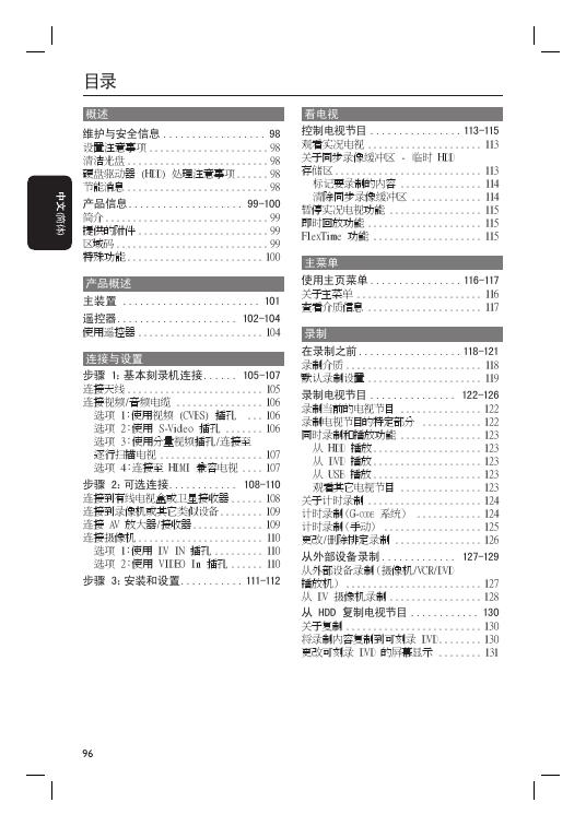 飞利浦 电视机 说明书(1)(1)