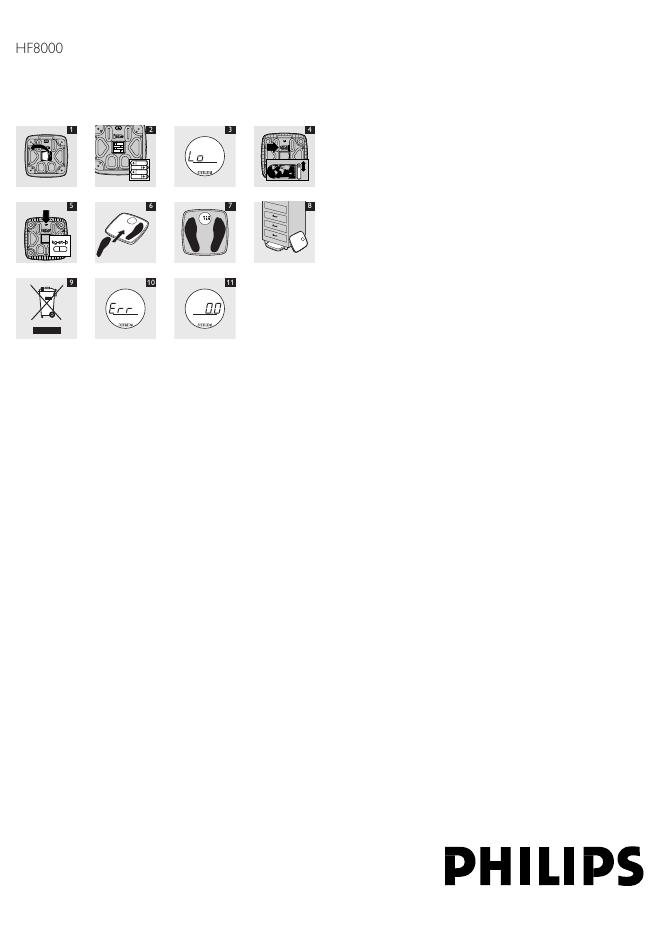 PHILIPS HF8000 使用说明书