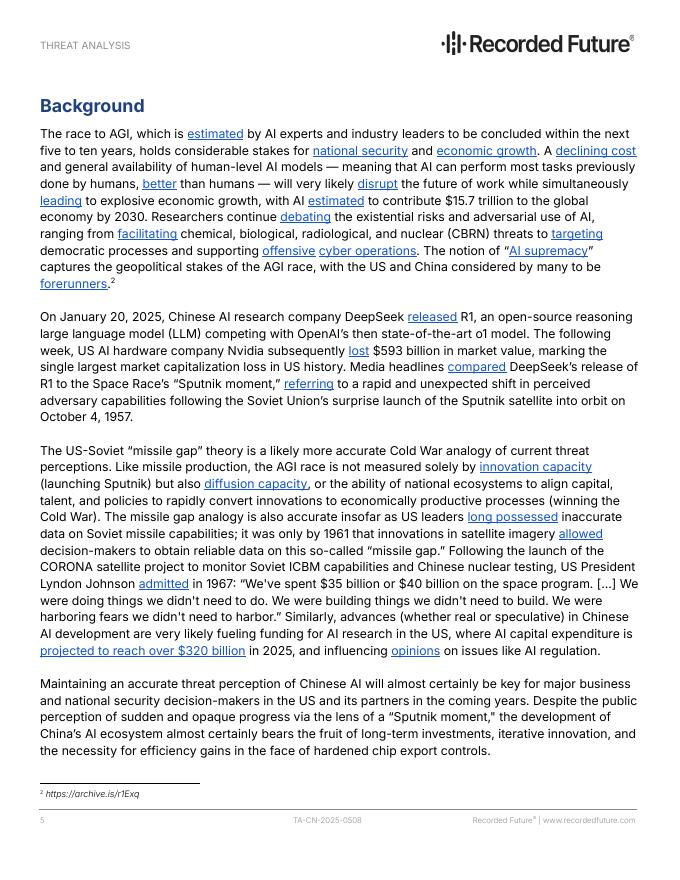 Recorded Future：2025年中美人工智能（AI）差距评估报告（英文版）_第6页
