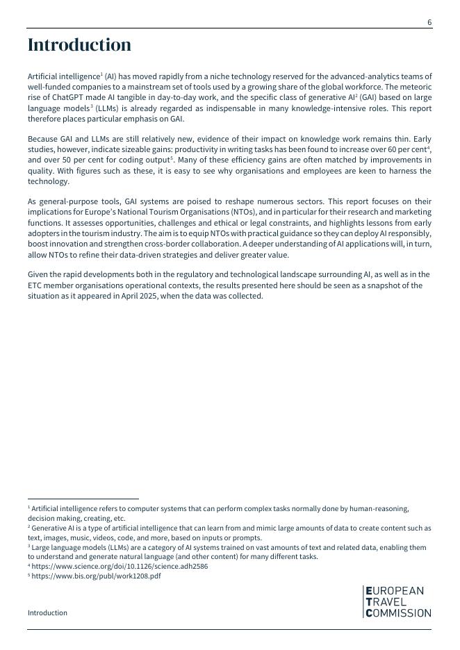 欧洲旅游委员会：2025年旅游业人工智能应用报告：评估并支持NTO的研究与营销运营工作（英文版）_第9页