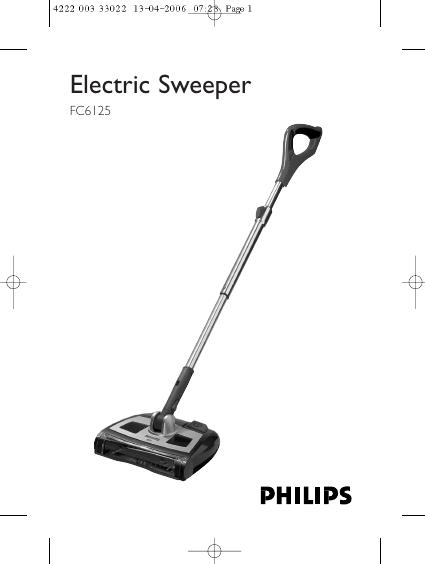 philips Electric Sweeper FC6125 说明书