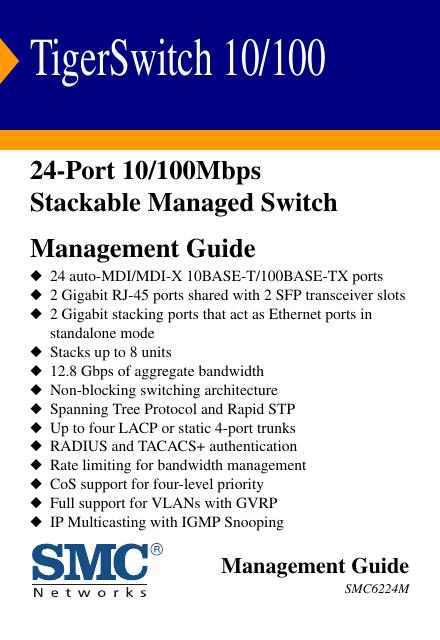 SMC TigerrSwitch 10/100 说明书(2)