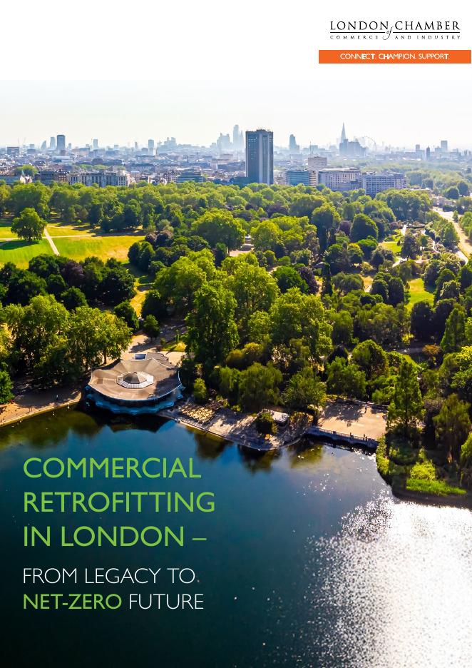 英国伦敦工商会（LCCI）：2025年伦敦商业建筑改造：从传统存量到净零未来报告（英文版）海报