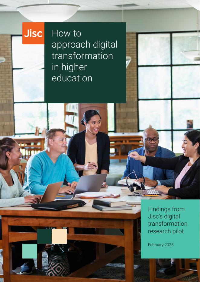 英国联合信息系统委员会（JISC）：2025年高等教育数字化转型实施路径研究报告（英文版）海报
