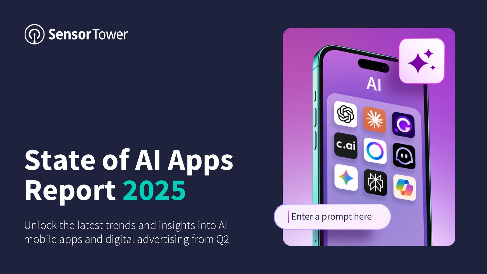 SensorTower：2025年AI应用报告（英文版）海报