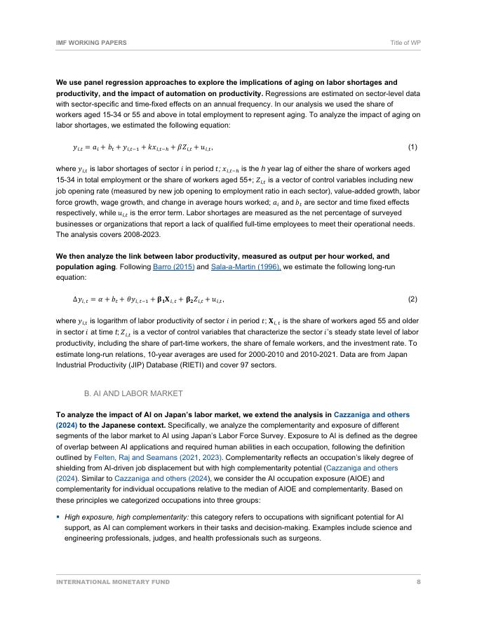 国际货币基金组织：人口老龄化和人工智能对日本劳动力市场的影响：挑战与机遇（英文版）_第10页